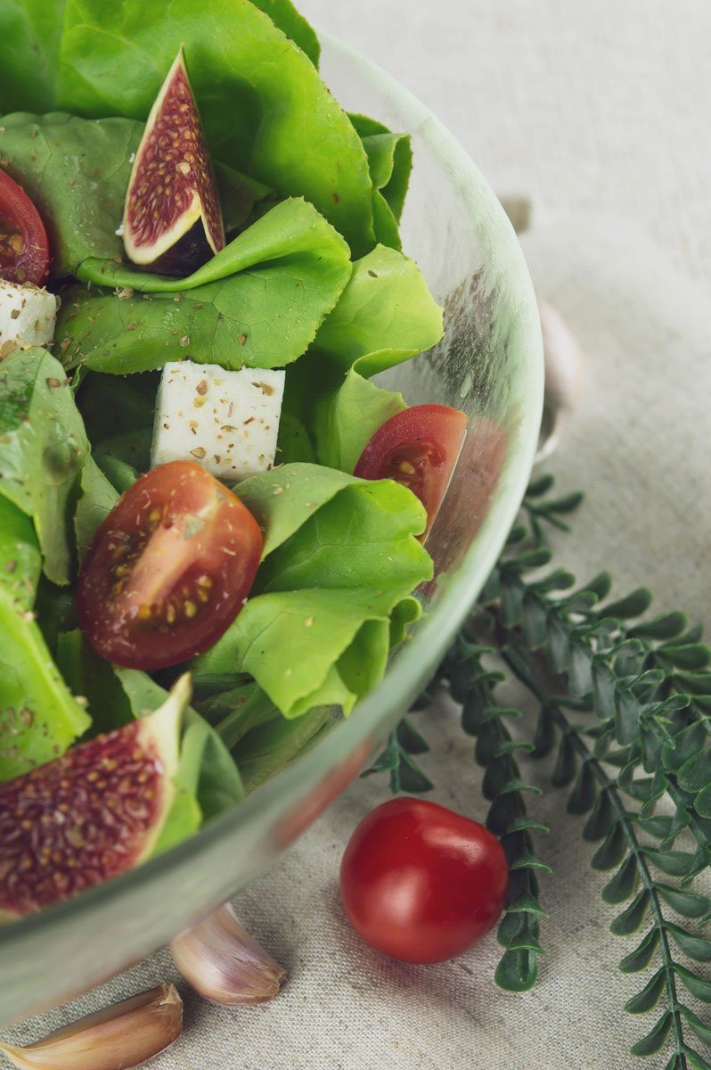 Sendez Salatschüssel Große Salatschale 25 cm Servierschale Schale Glasschale, Glas – Bild 5 von 5