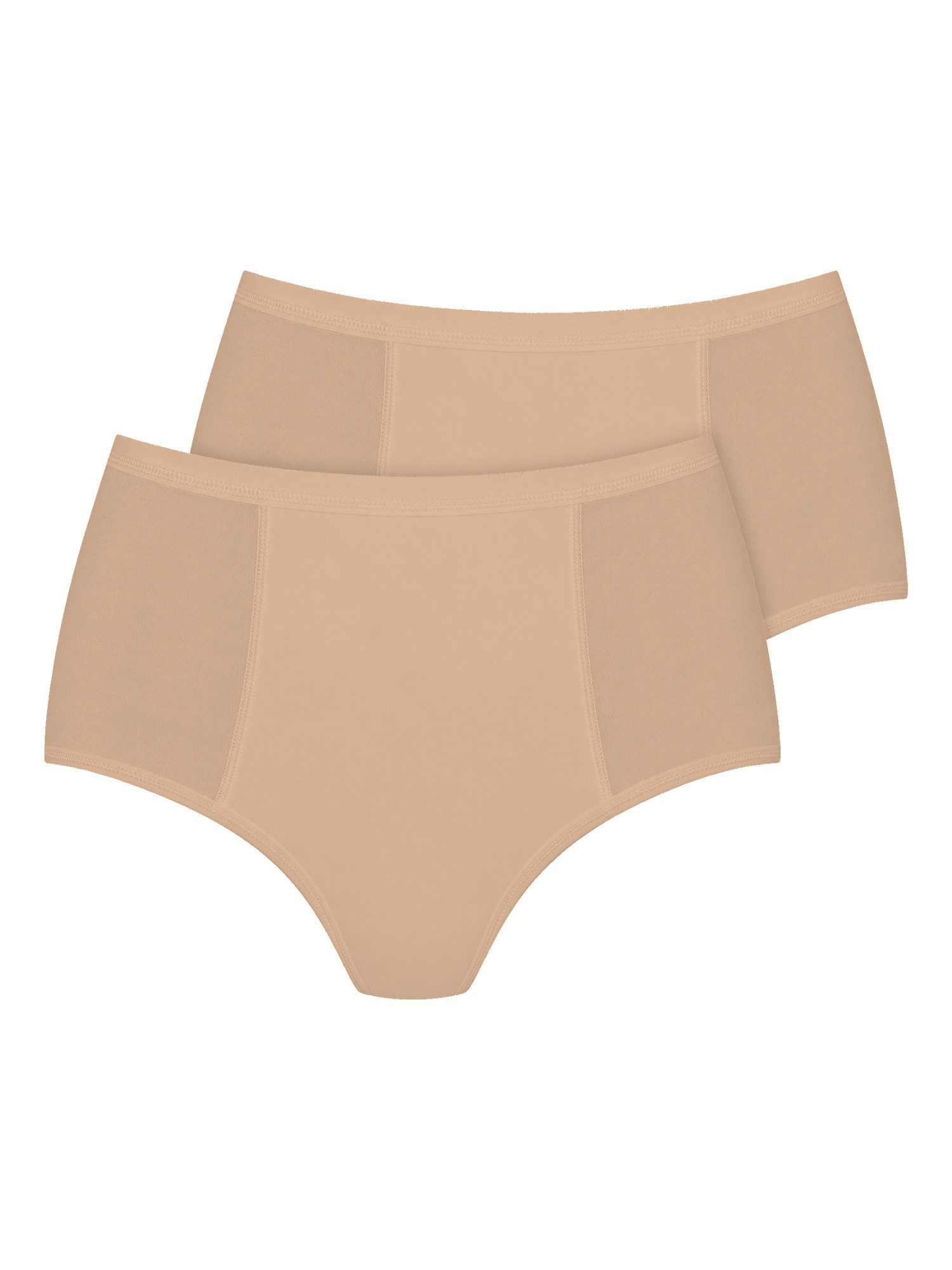 Viania Miederslip 2er Pack Miederslip Light Control (Packung, 2-St) softer Shaper Effekt am Bauch, mit Baumwolle