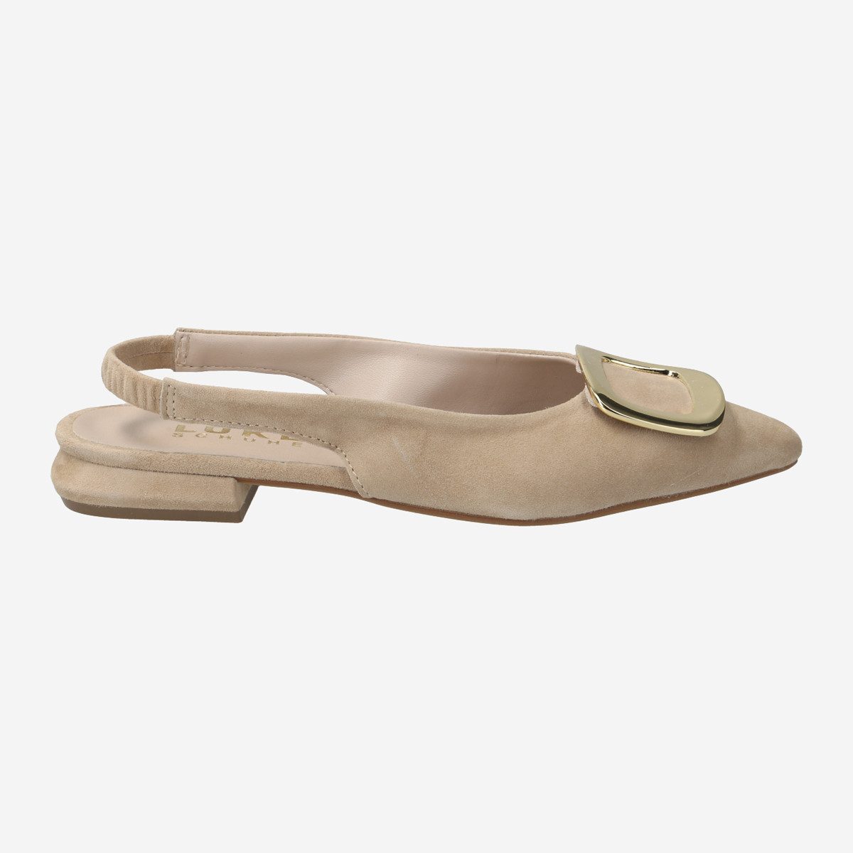Lüke Schuhe Lüke Schuhe ELOISA CAMEL, Peeptoes & Slingpumps in Beige für Damen Peeptoepumps