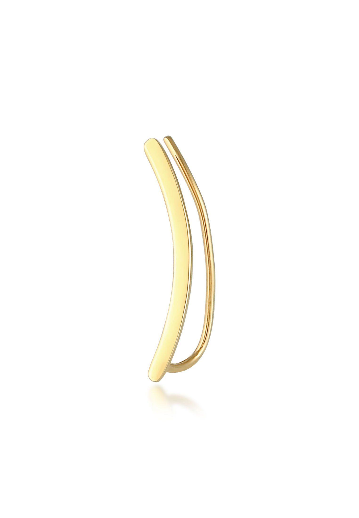 Elli Single-Ohrhaken Single Earclimber Ohrklemme Gewölbt günstig online kaufen