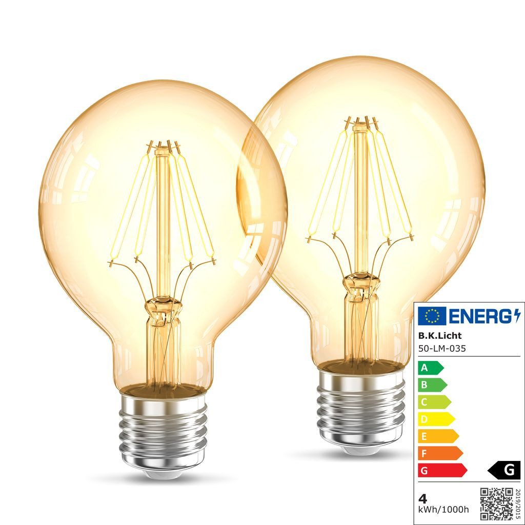 B.K.Licht LED-Leuchtmittel BKL1400-SEC-REF, E27, 2700K - Extra-Warmweiß