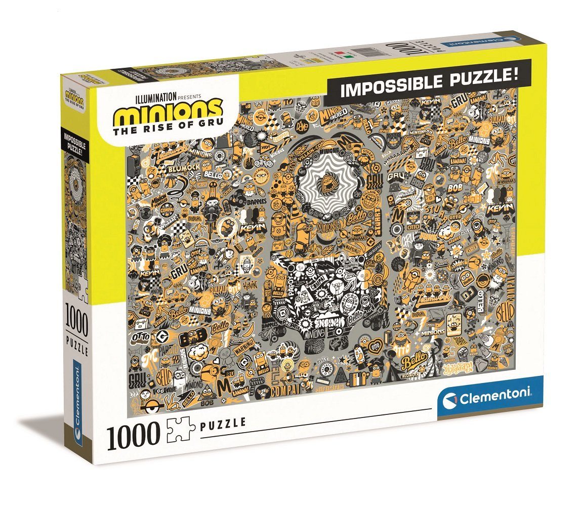 Clementoni® Puzzle Minions 2 1000 Teile Impossible Puzzle, 1000 Puzzleteile