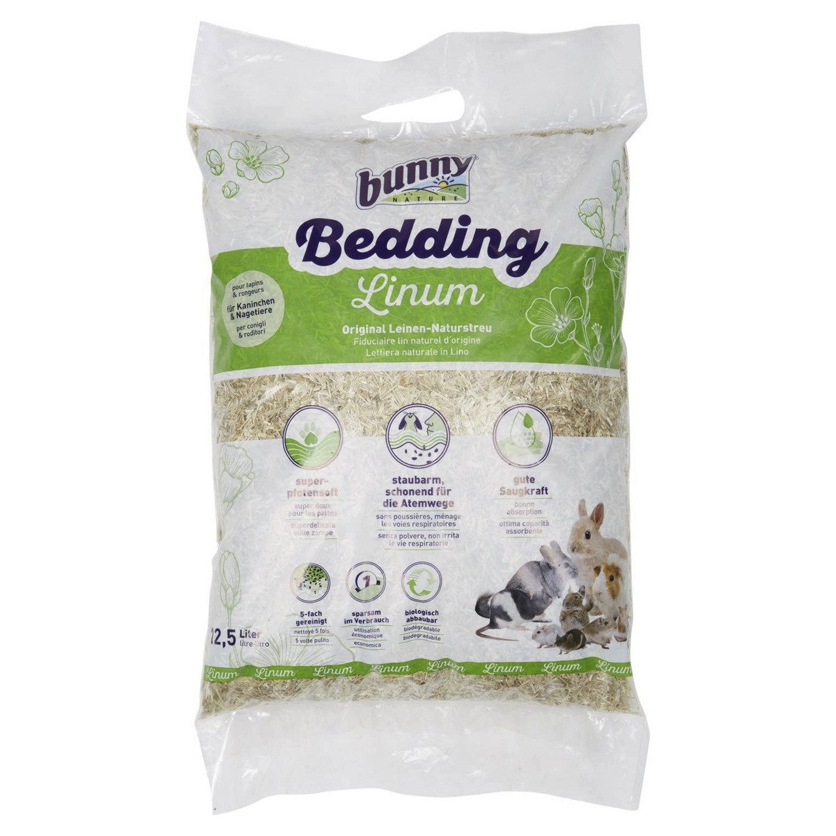 Bunny Nature Kleintierstreu bunnyBedding Linum 12,5 l