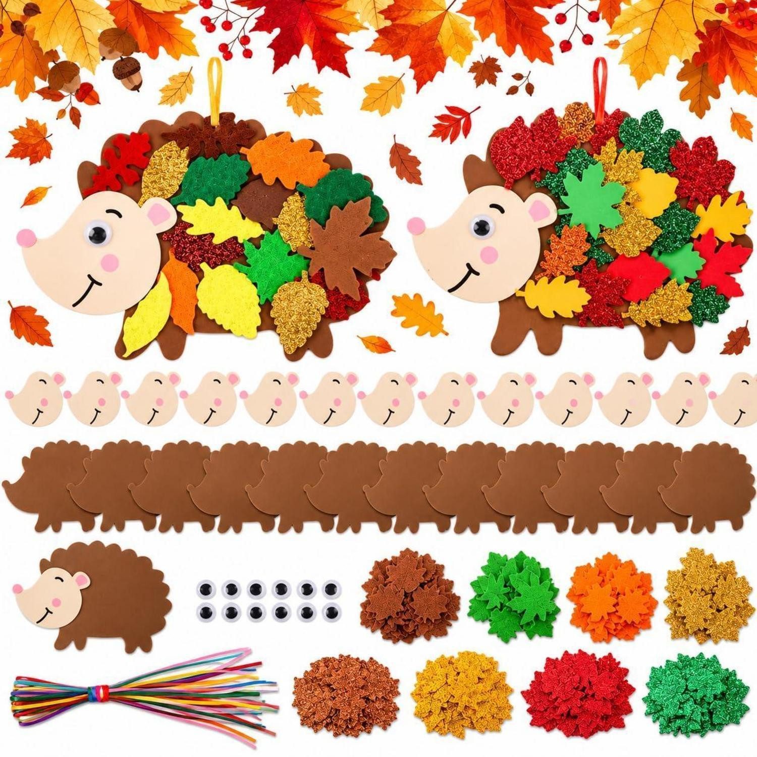 LuxusKollektion Kreativset Herbst Bastelset Kinder Filz Set 12 Stück