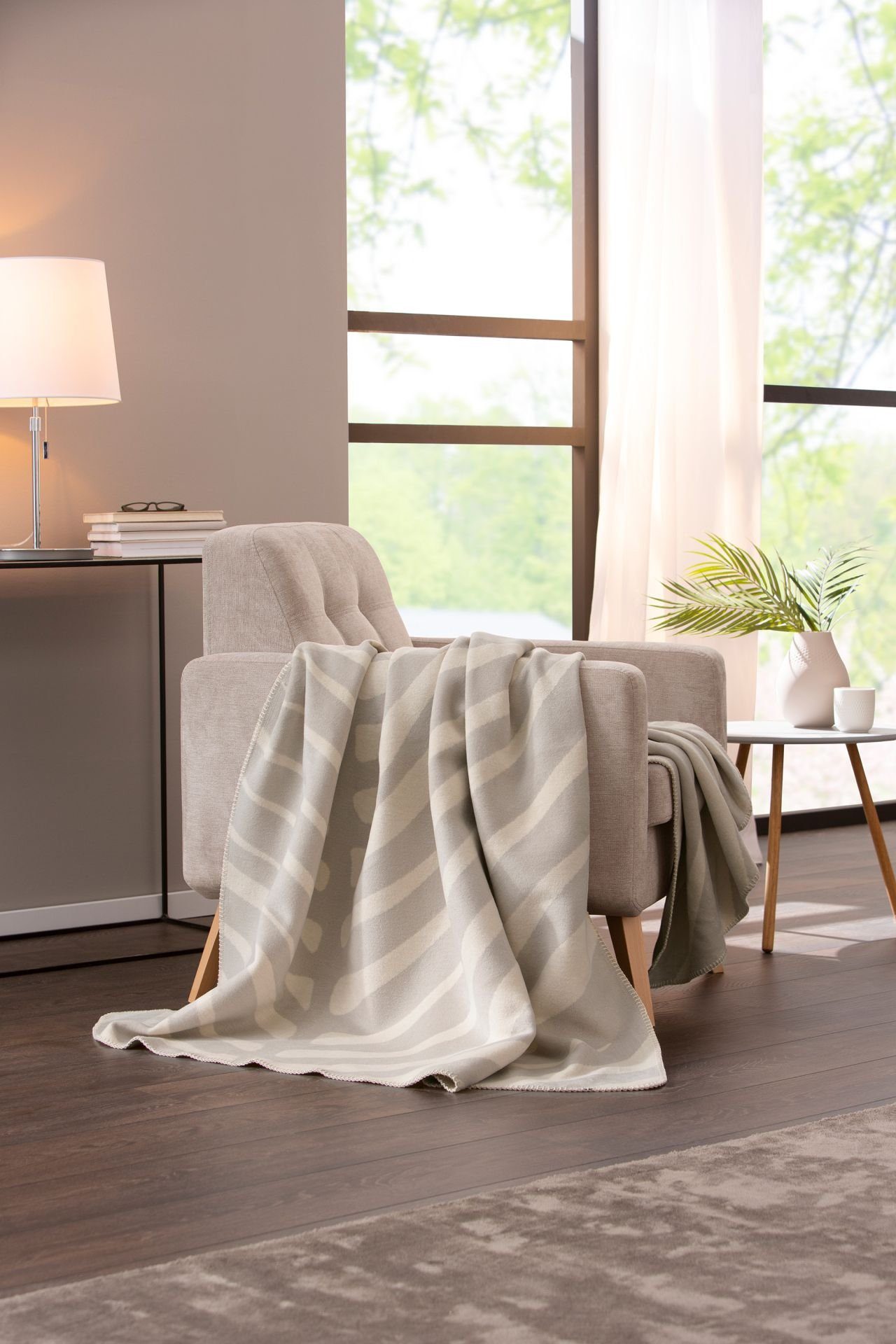 Wohndecke Villeroy & Boch Wohndecke "Leaf" by biederlack, Villeroy & Boch günstig online kaufen