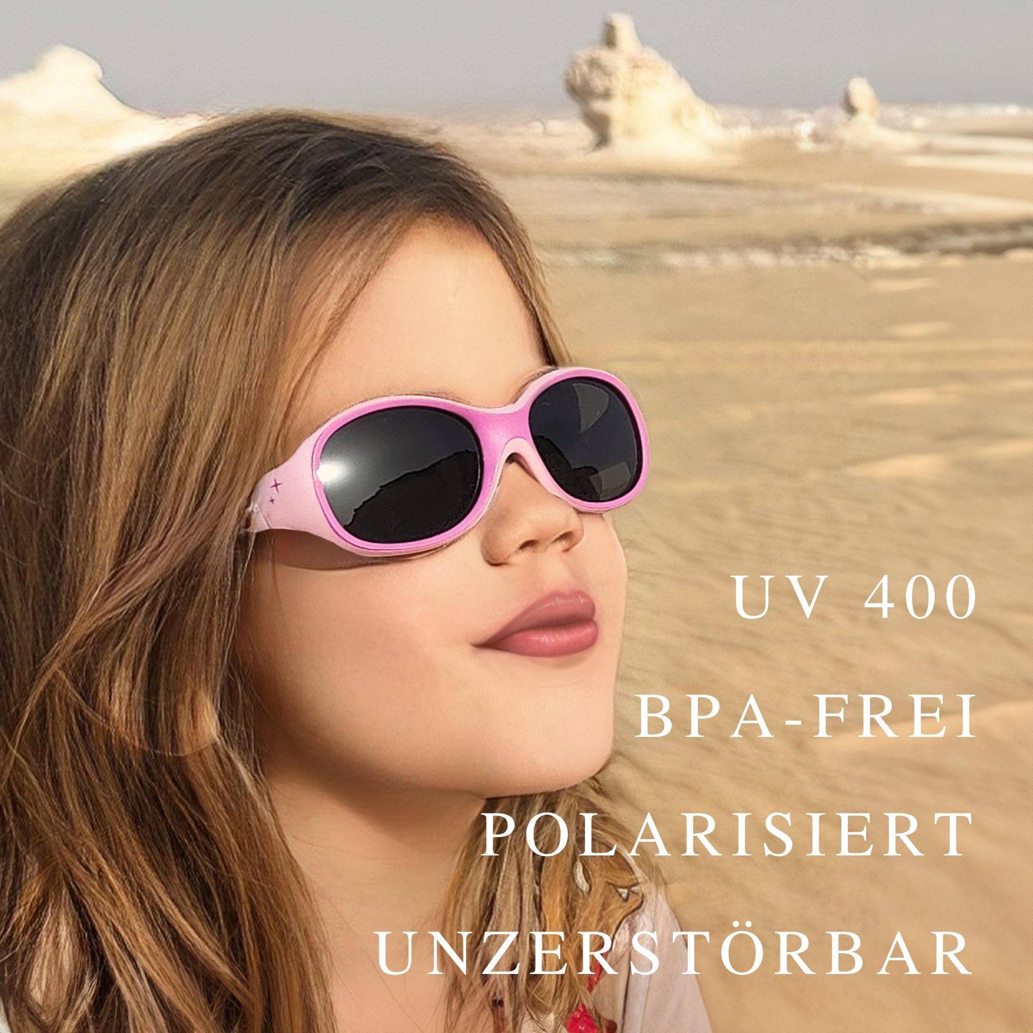 ActiveSol Sonnenbrille Kinder Sonnenbrille Kids, 2-6 Jahre, UV-Schutz, polarisiert Flexibel & Unzerstörbar, Lotuseffekt