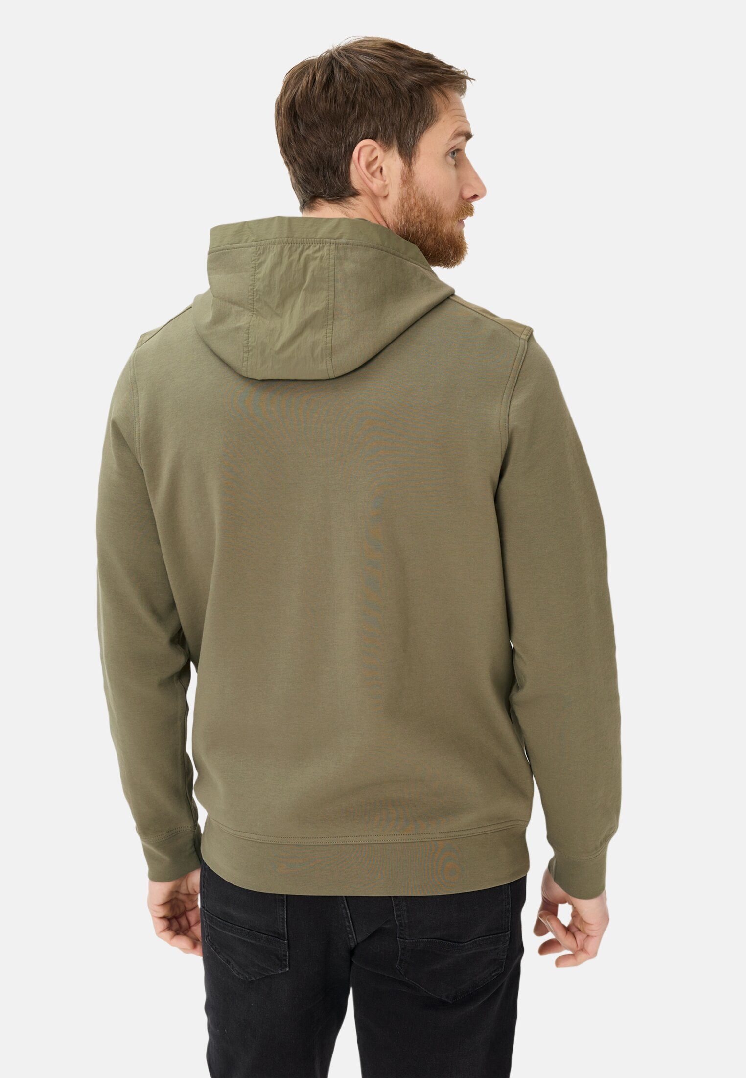 camel active Hoodie fleXXXactive® Sweatshirt mit Kapuze Langarm