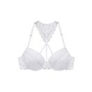 Vivance Push-up-BH mit Spitze in Kussmund-Optik mit Neckholder-Träger, Dessous