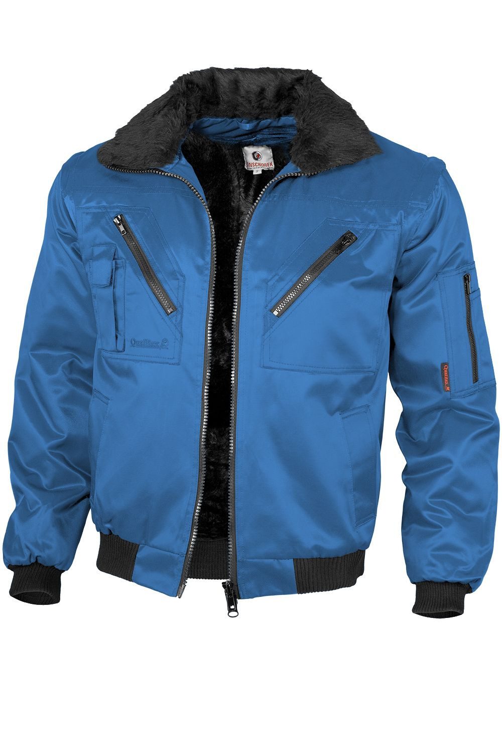 Qualitex Workwear Pilotenjacke klassische 4-in-1 Arbeitsjacke günstig online kaufen