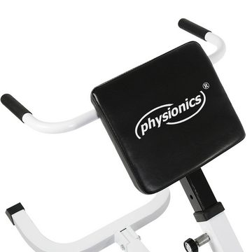 Physionics Rückentrainer Hyperextension Rückentrainer -Bauchtrainer, Rückenstrecker, Gerät