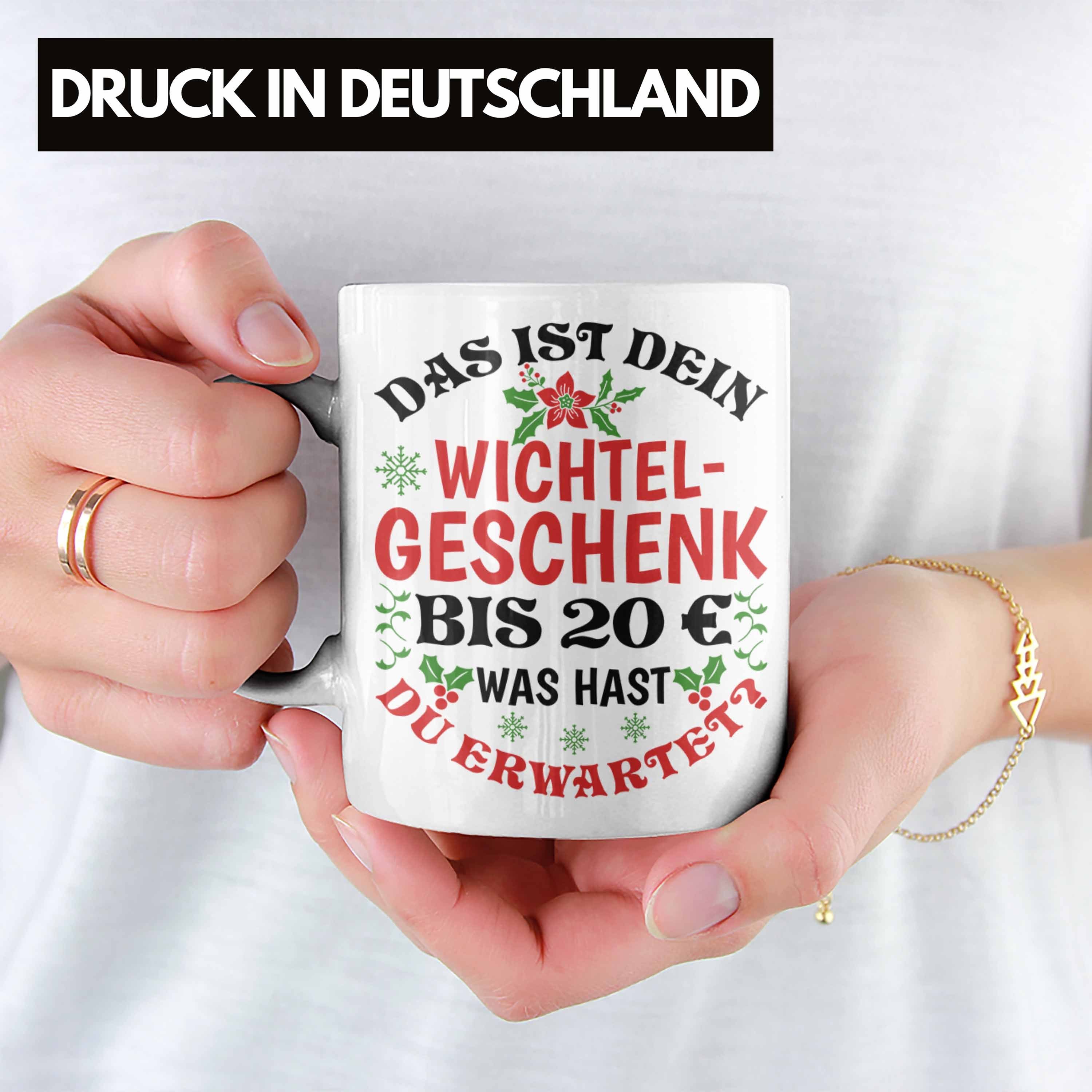 Trendation Tasse Wichtelgeschenk für 20 Euro Tasse Wichteln für Frauen Kollegen Wichtel
