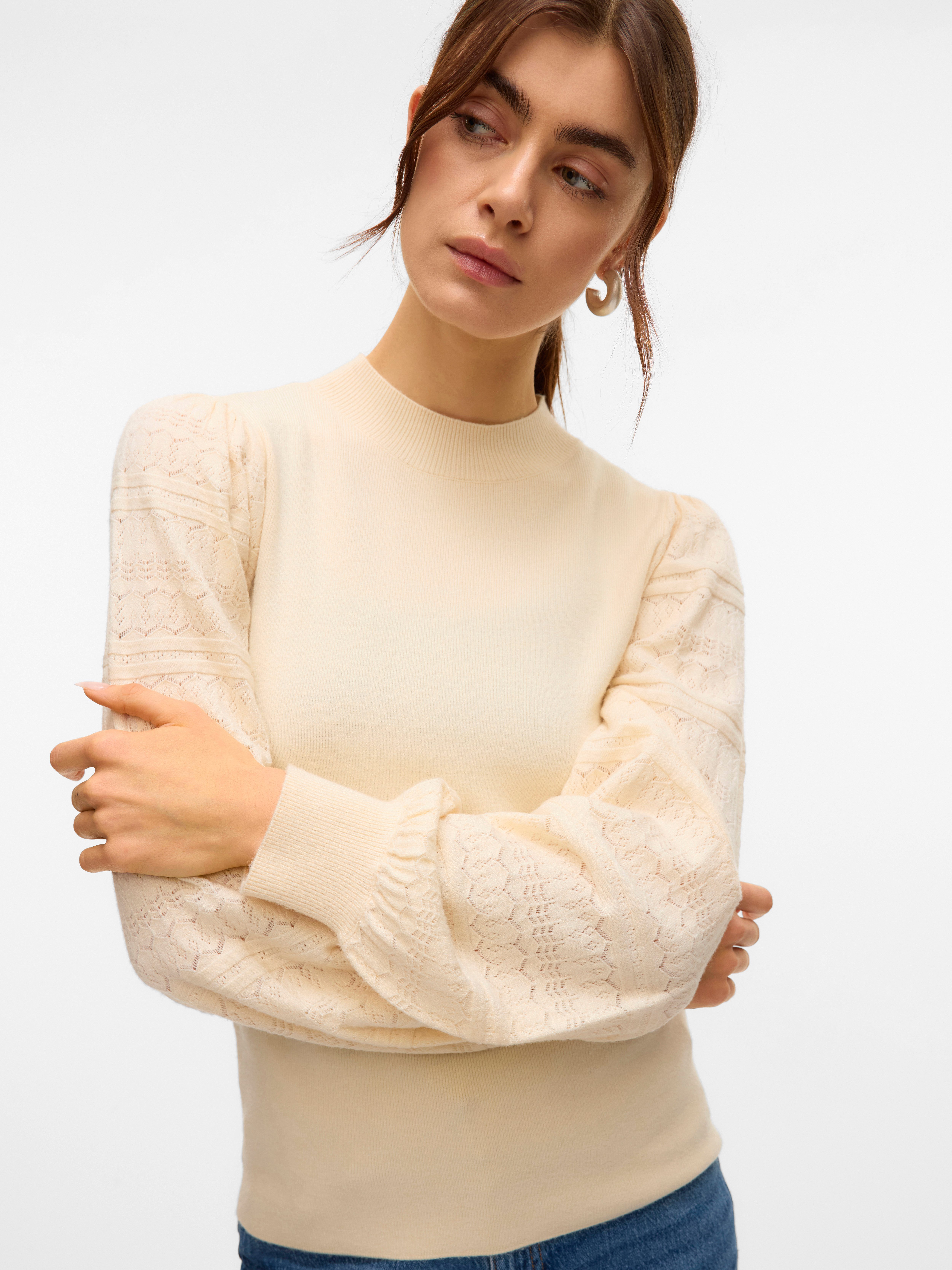 Vero Moda Strickpullover VMNEWLIMONE LS HIGHNECK günstig online kaufen