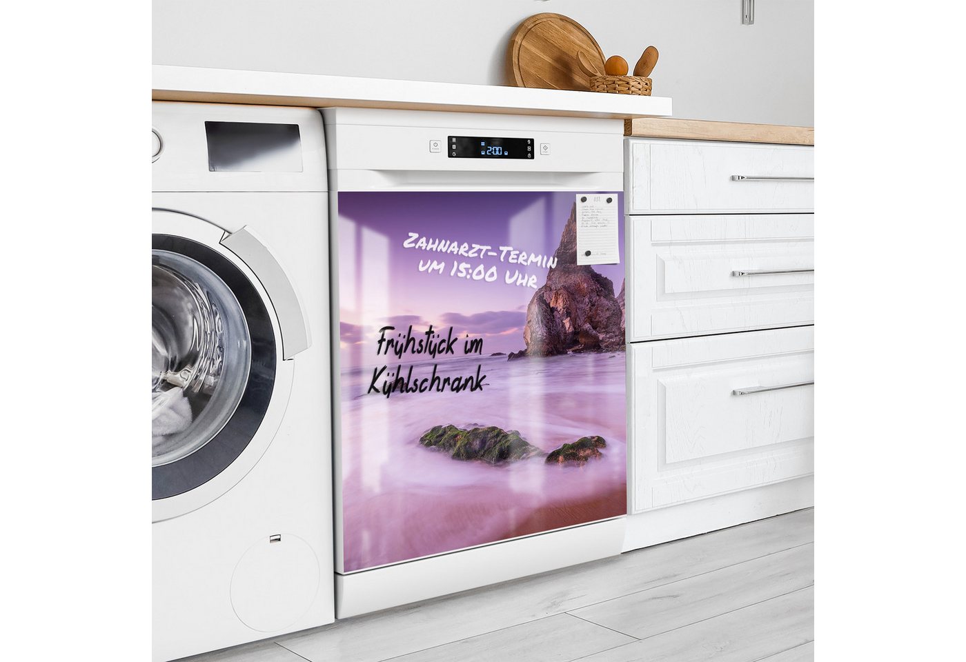 Thumbnail - DEQORI Magnetfolie 'Dämmerungswächter', beschreibbar Spülmaschine Magnetmatte magnetisch Magnetfolie