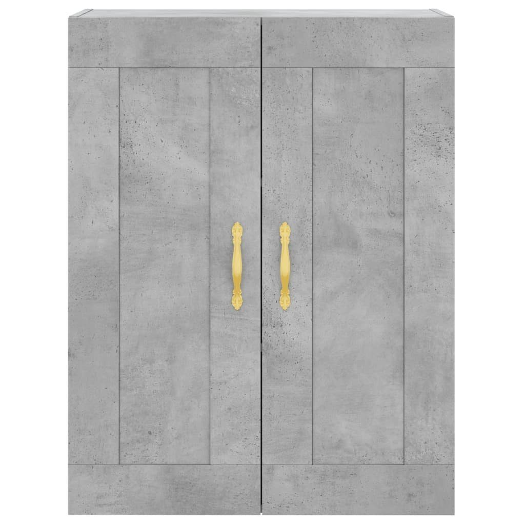 Wandschrank vidaXL Betongrau Holzwerkstoff 69,5x34x90 St) (1 Sideboard cm