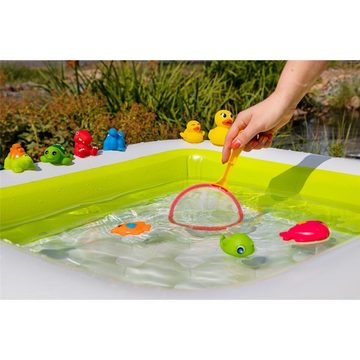 Idena Badespielzeug Badespielzeug-Set, 6-teiliges Wasserspielzeug Badewannenspielzeug