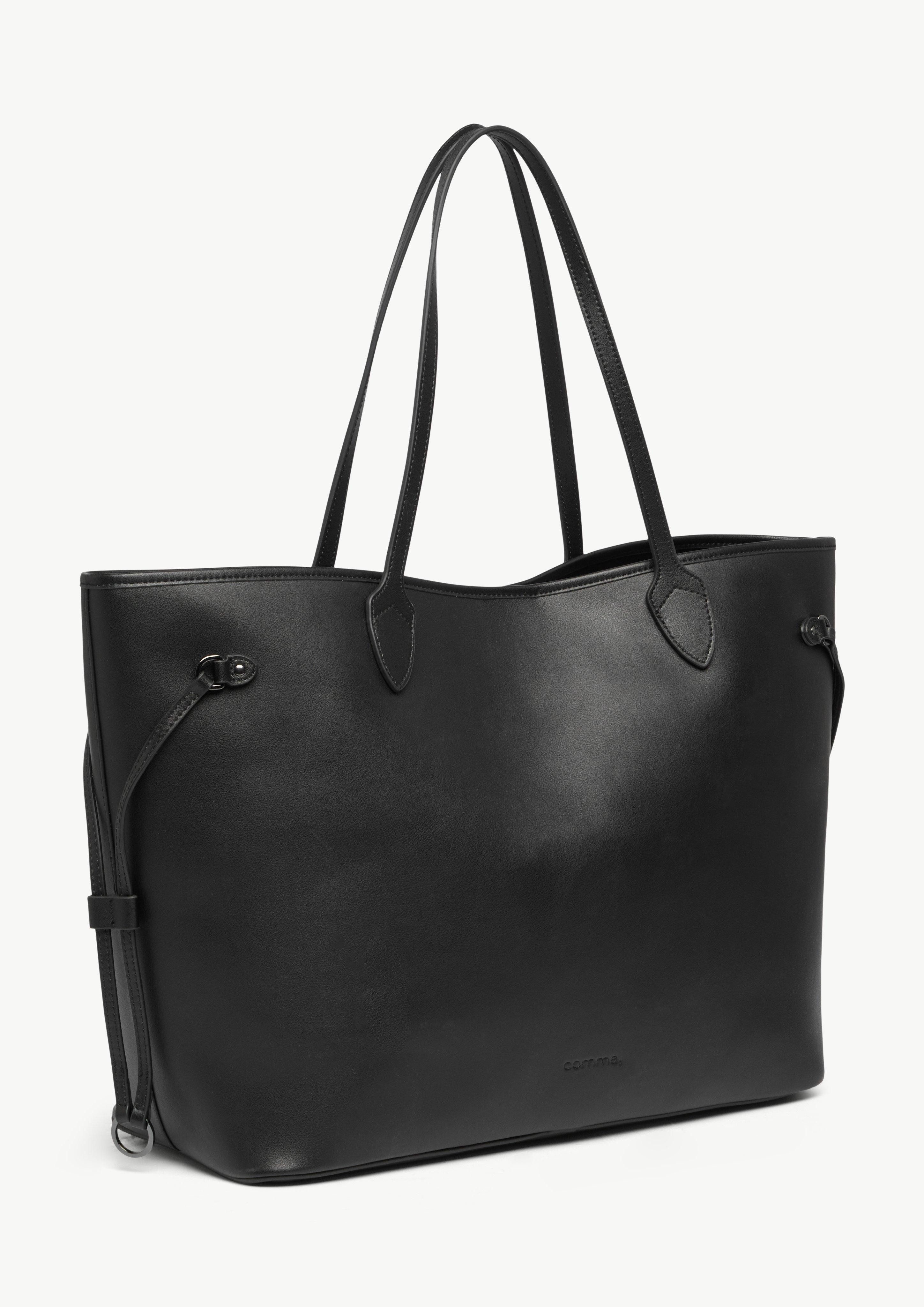 Comma Tragetasche Shopper aus Rindsleder mit günstig online kaufen