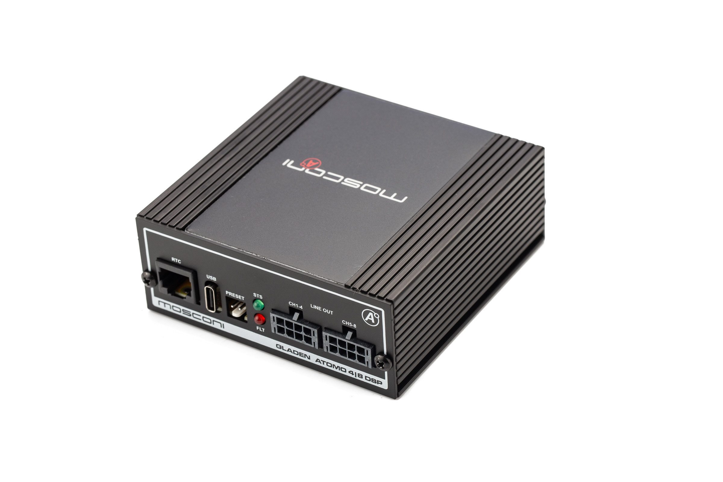 Gladen MOSCONI ATOMO 4, 8 DSP, 4-Kanal DSP-Verstärker Endverstärker (Anzahl Kanäle: 4)