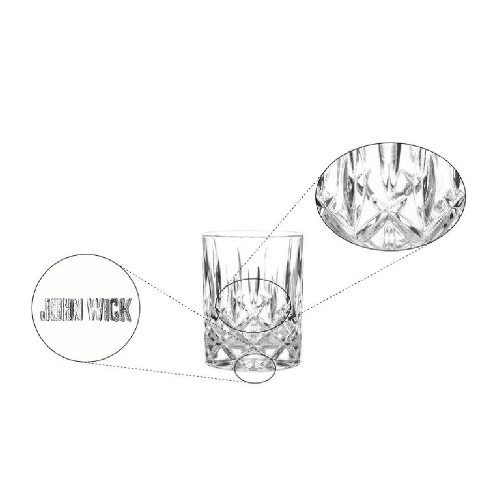 Nachtmann Cocktailglas Nachtmann John Wick Tumbler 2er Set, Kristallglas