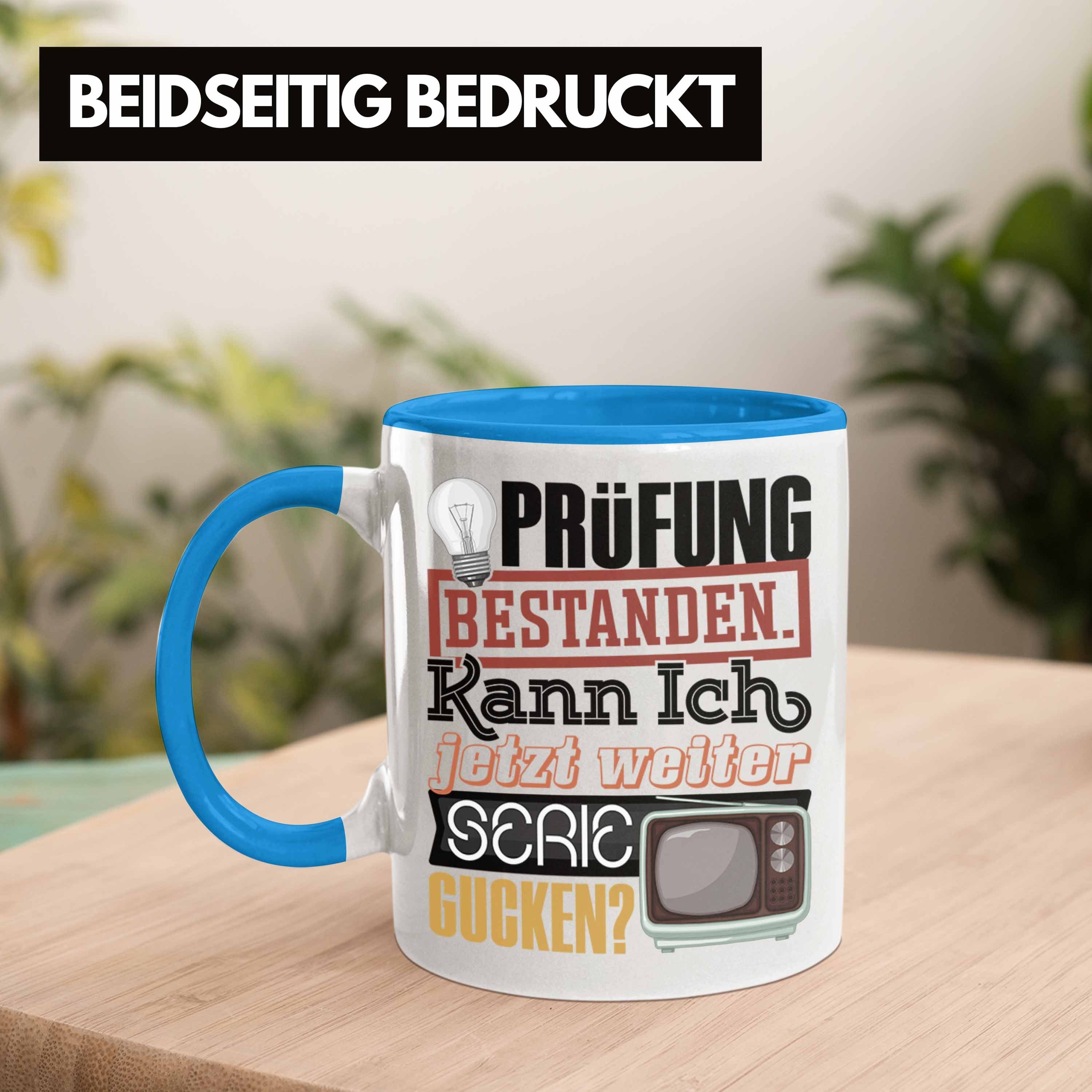 Besta Master Tasse Prüfung Blau Bachelor Studium Bestanden Geschenk Prüfung Tasse Trendation