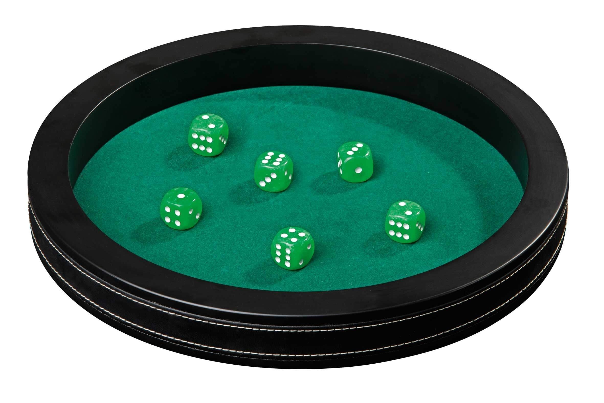 Philos Spiel Philos 3202 - Würfelbrett Kunstleder, 30 cm