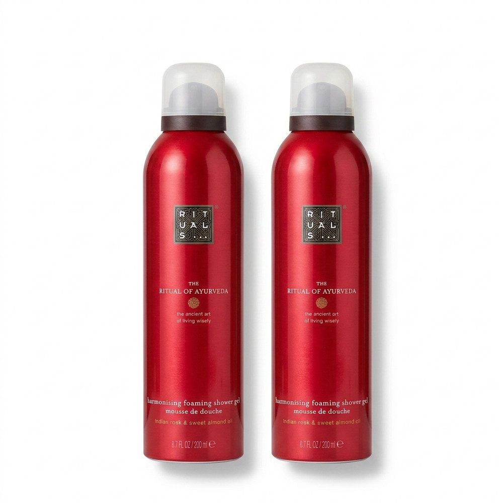 Rituals Duschgel Rituals Duschgel Ayurveda 2er Set, 1-tlg., Praktisches Duschgel Vorrats-Set