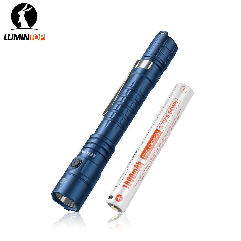 Lumintop Taschenlampe P2A – Kompakte 1200 Lumen EDC & Tactical Taschenlampe mit USB-C und (1-St)
