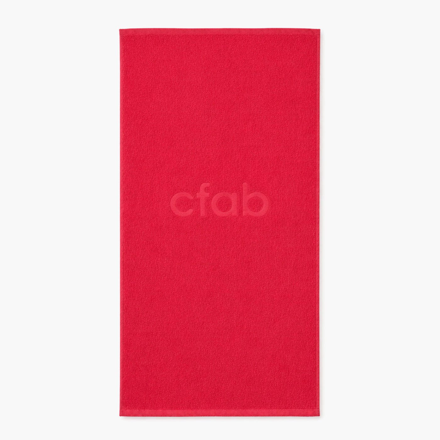 cfab (creamy fabrics) Sporthandtuch Everyday Gym Towel-Red, Synthetisch