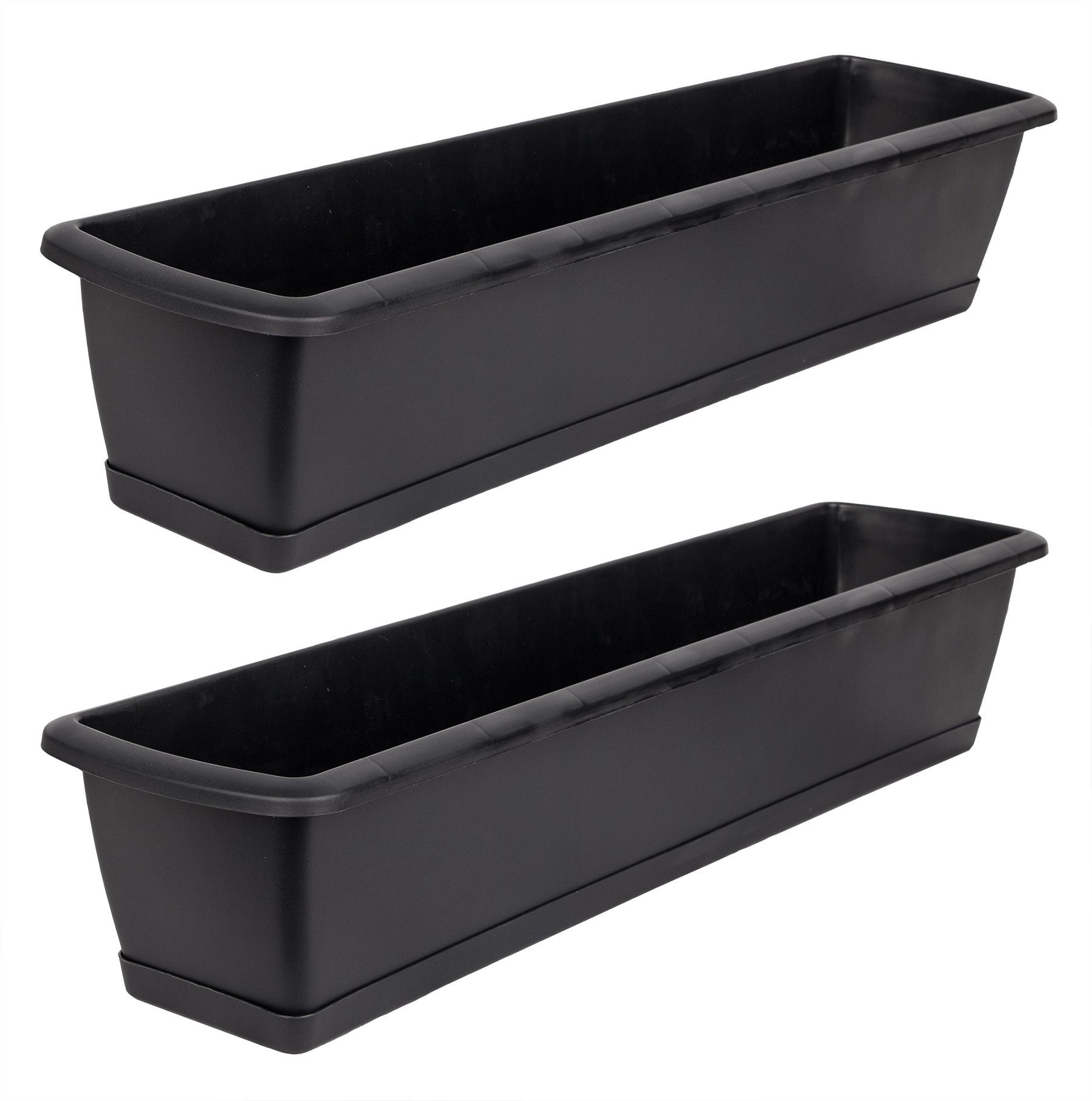 BigDean Blumenkasten 2x Blumenkasten mit Untersetzer günstig online kaufen