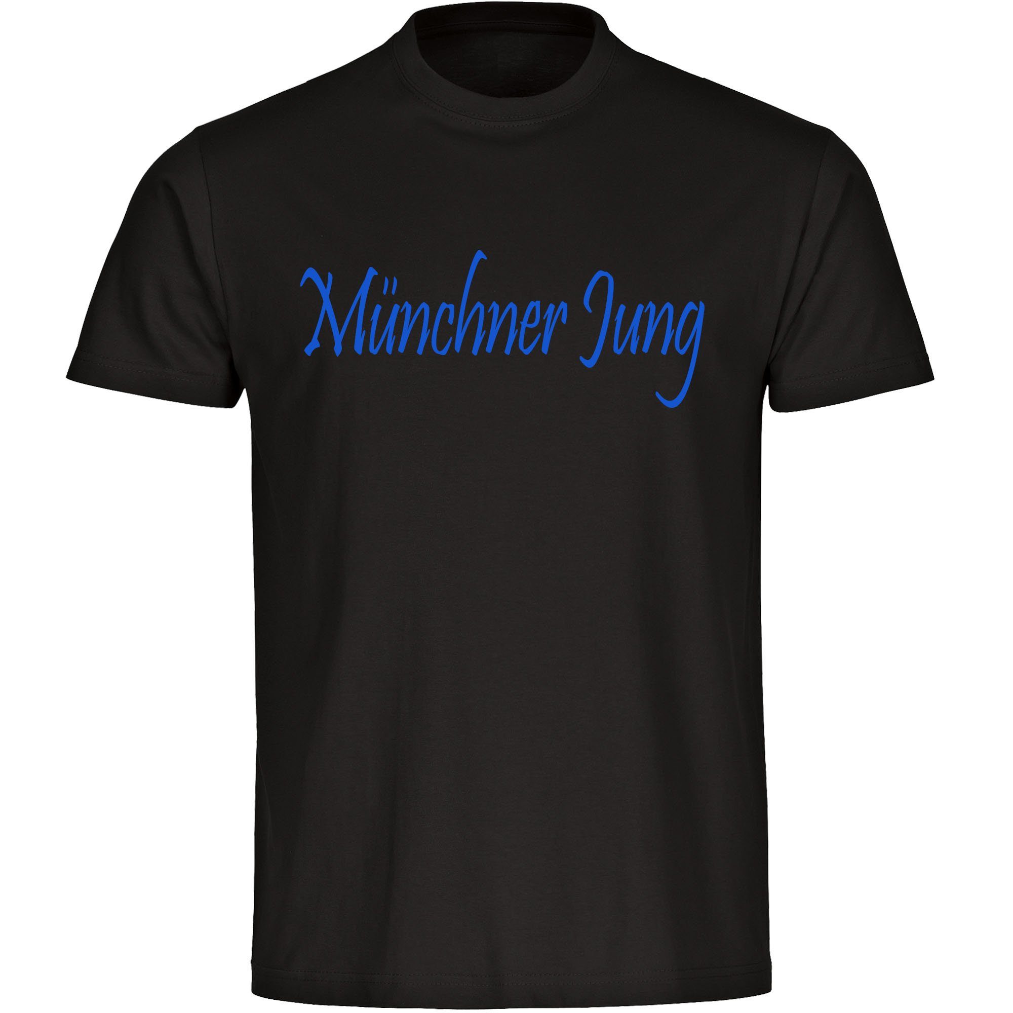 multifanshop T-Shirt Herren München blau - Münchner Jung - Männer