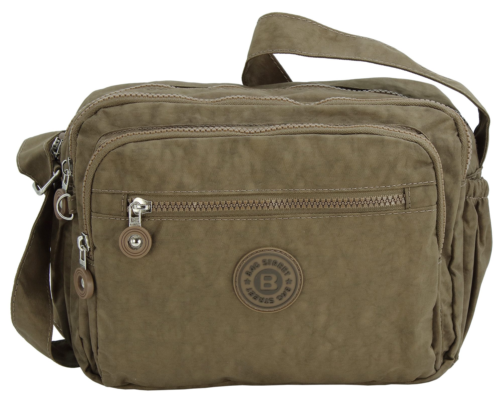 BAG STREET INTERNATIONAL Umhängetasche Leichte Damen Schultertasche Nylon casual Crossbody Bag Freizeittasche, mittelgroß