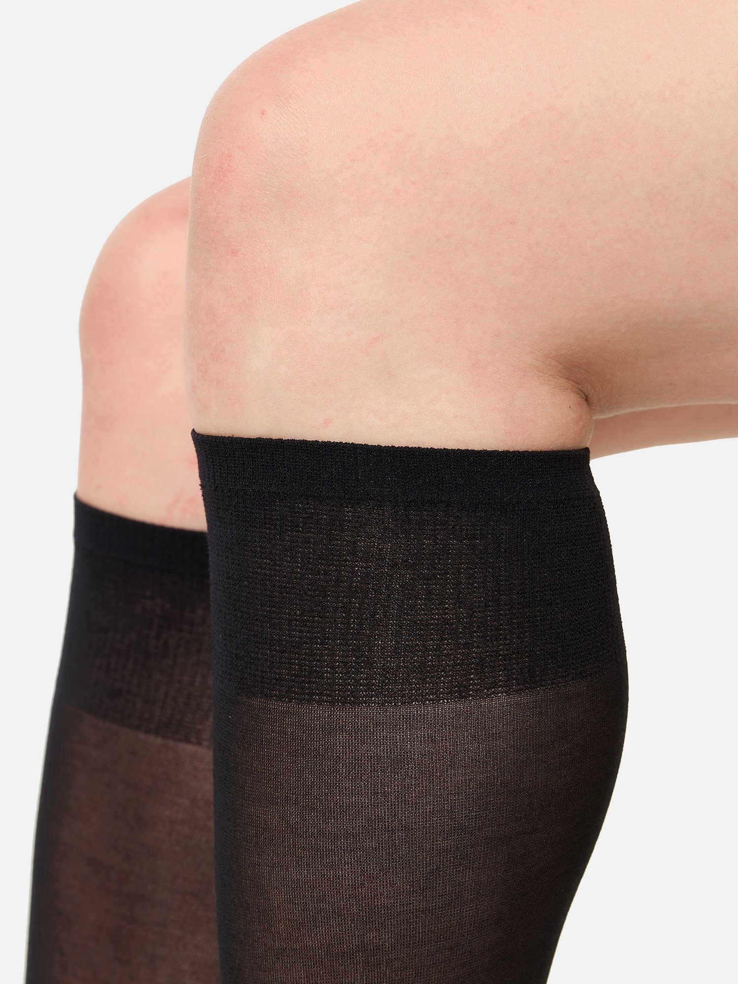 Nur Die Kniestrümpfe Cotton 60 DEN (10-Paar) Knie-strümpfe thermo-socken overknee