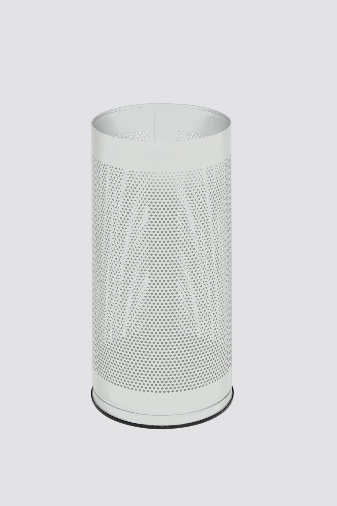 PROREGAL® Schirmständer Dekorativer Schirmständer gelocht 61x27x27cm Lichtgrau