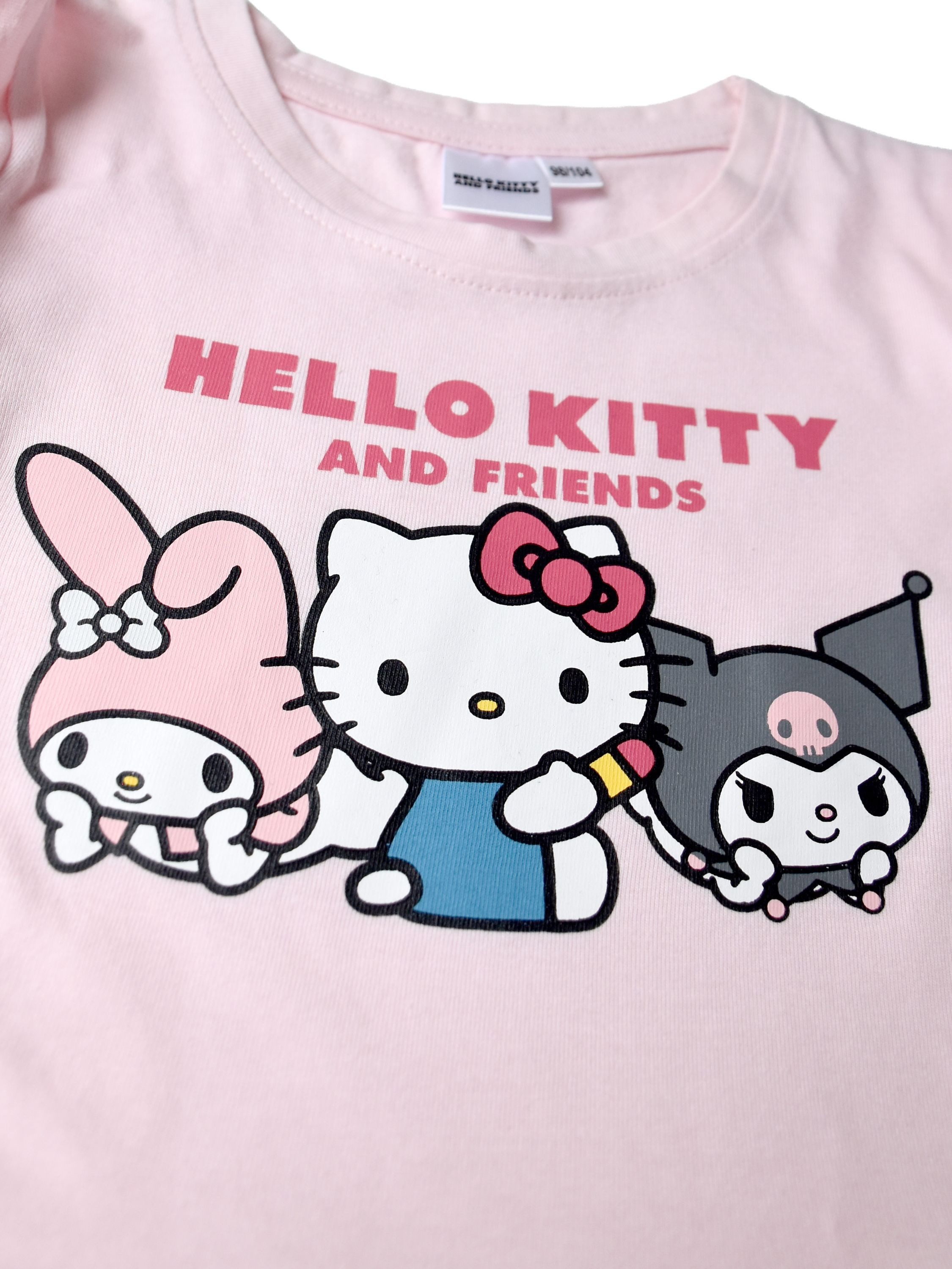 United Labels® A-Linien-Kleid Hello Kitty Kleid Kuromi My Melody Friends Kleidchen Rock langarm Hello Kitty and Friends – Bild 4 von 4