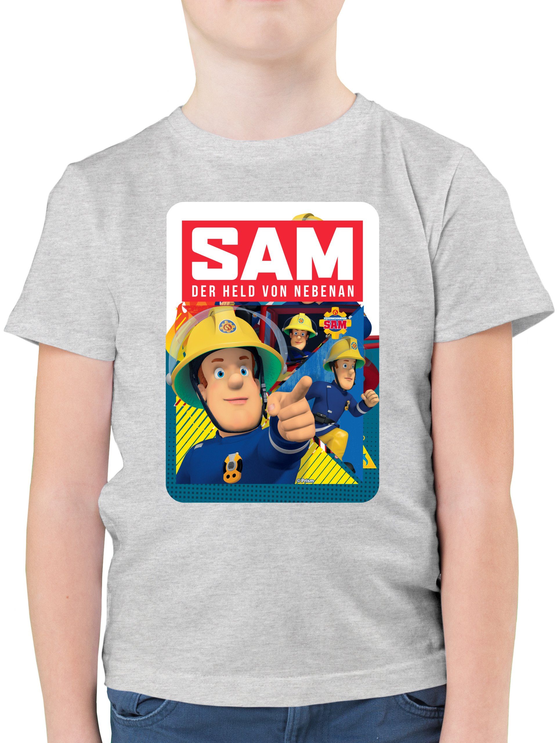 Shirtracer T-Shirt »Sam der Held von nebenan - Feuerwehrmann Sam Jungen