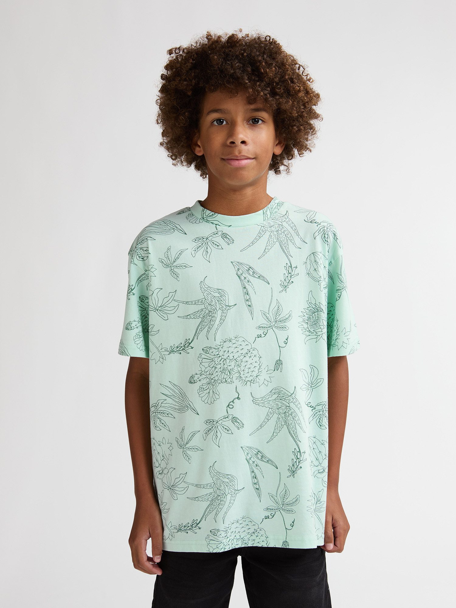 Petrol Industries T-Shirt Agave mit Allover-Print