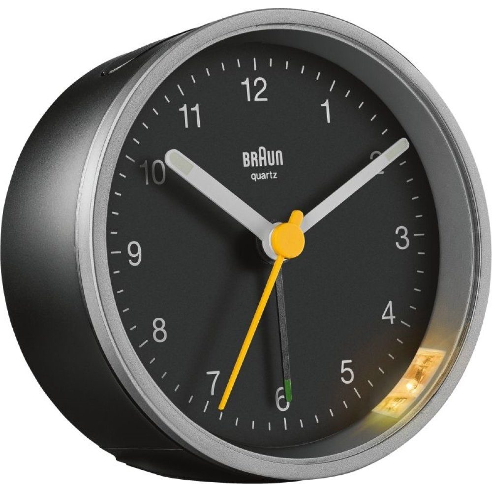 Braun Quarzwecker BC12SB 67102 - Wecker - schwarz/silber