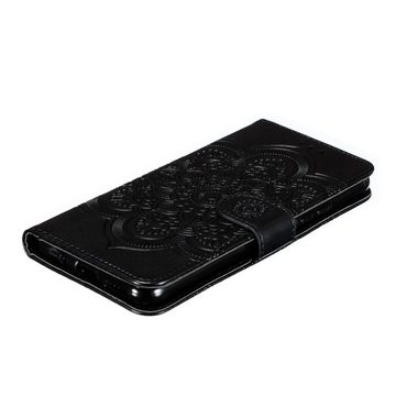 CoverKingz Handyhülle Honor 20 Pro Handy Hülle Schutz Tasche Flip Cover Wallet Case Mandala, Klapphülle Schutzhülle mit Kartenfach Schutztasche Motiv Mandala