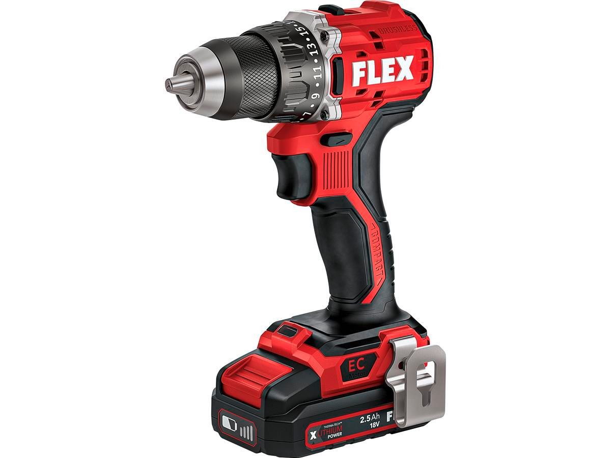 Flex Akku-Bohrschrauber DD 2G 18.0-EC LD/2.5 Set, max. 1800 U/min