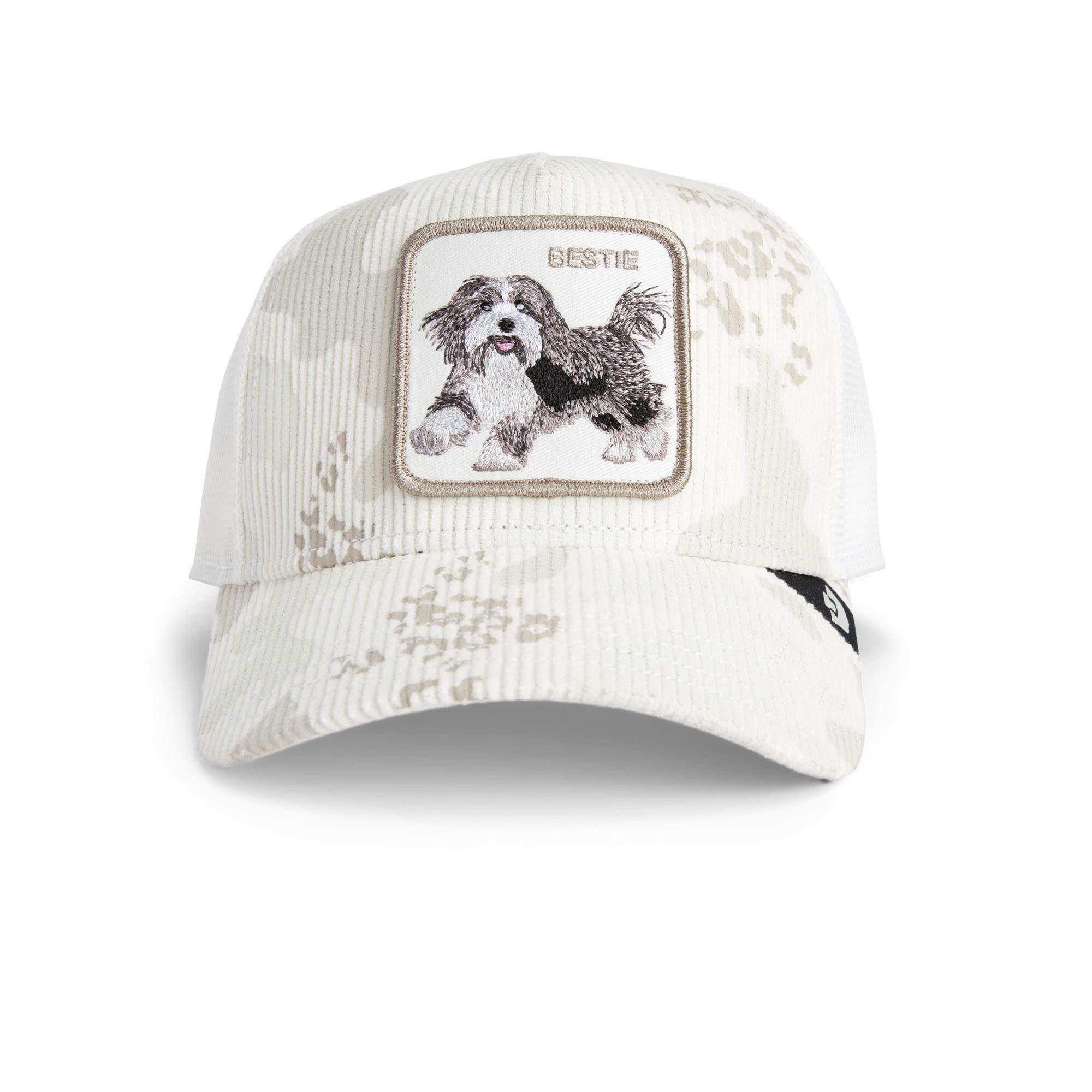 GOORIN Bros. Trucker Cap Goorin Bros. Bestie Camo Trucker Cap Corduroy Camo off white (Basecap, Meshcap, Trucker Kappe)