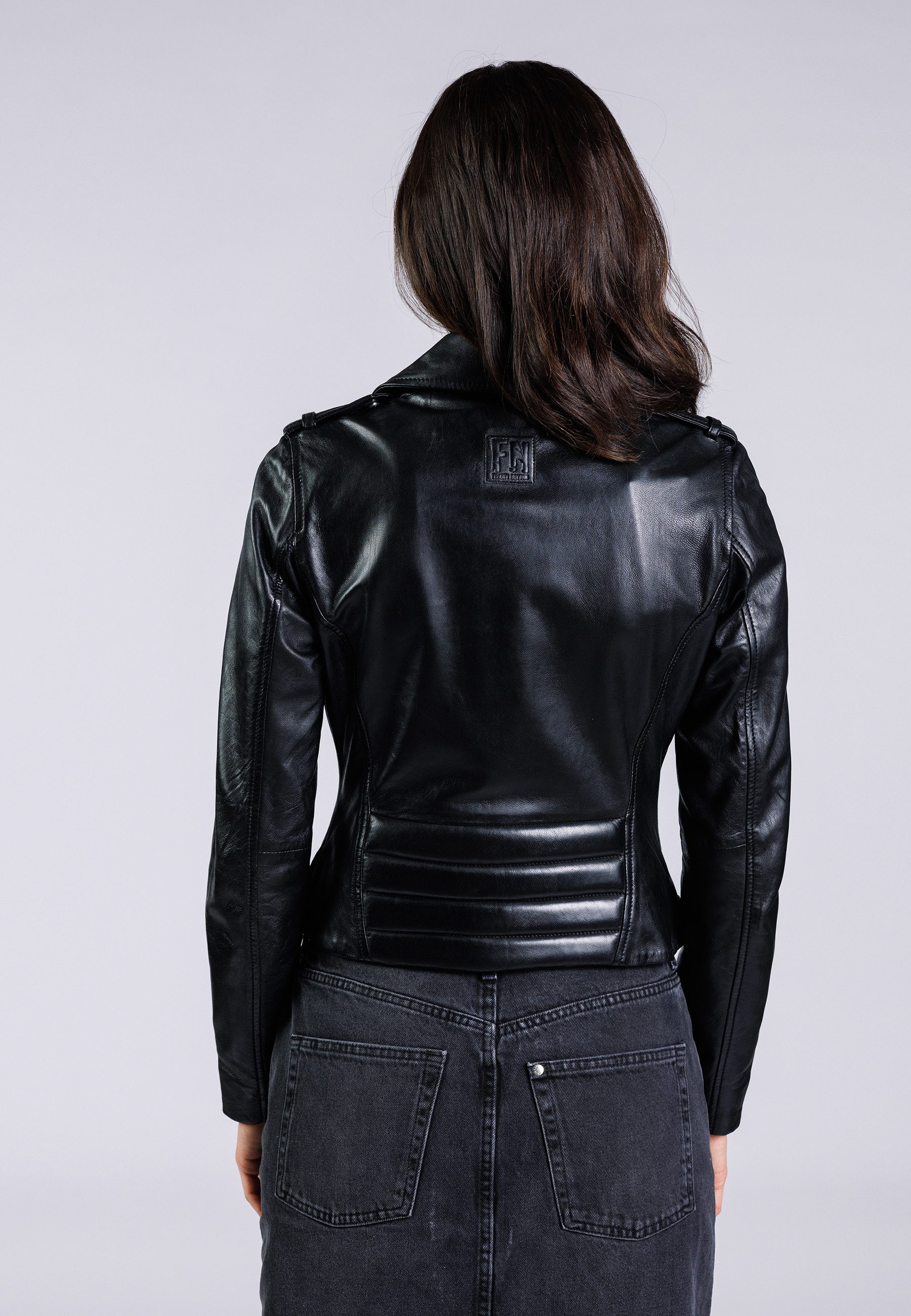 Freaky Nation Lederjacke Stine-FN