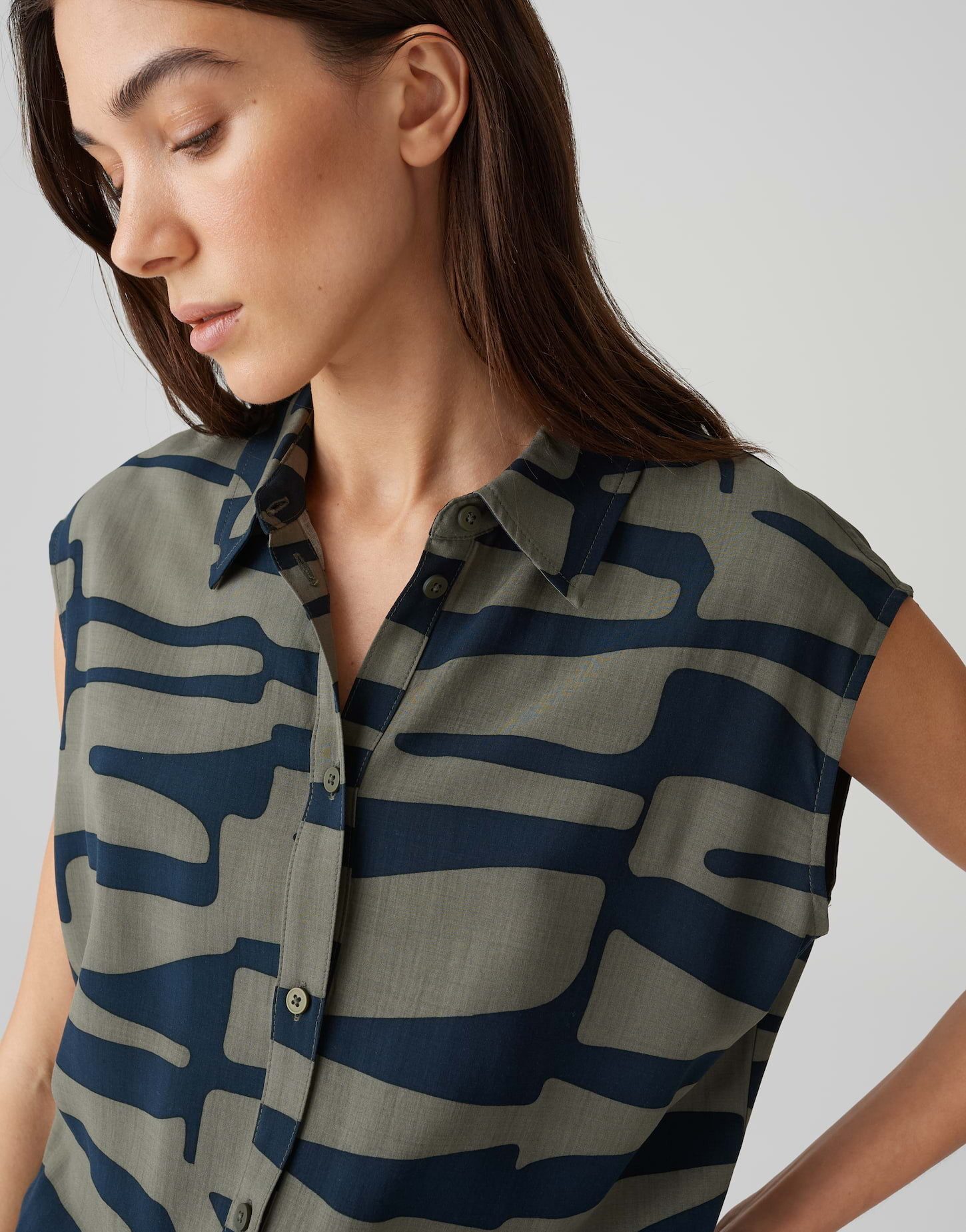 OPUS Jumpsuit MONNY SHADOW aus fließender Viskose Webware