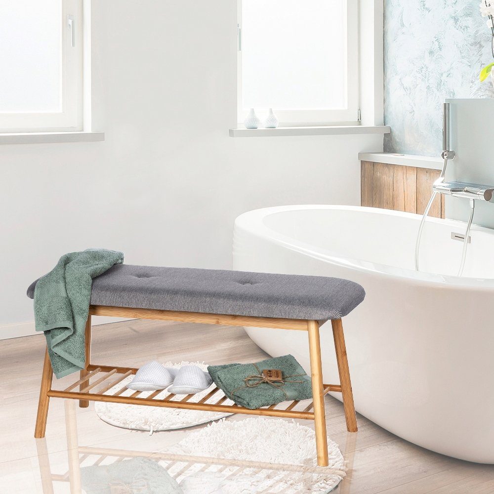 WENKO Schuhbank Bahari, BxTxH: 90x34x45 cm, aus Bambus