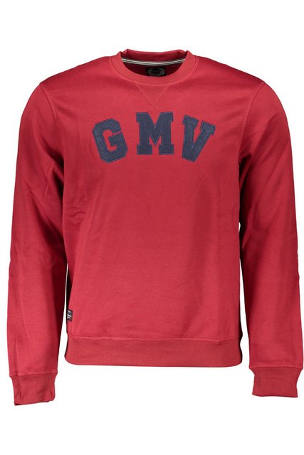 GIAN MARCO VENTURI Sweatshirt Herren Langarm-Sweatshirt Rot mit Stickerei u günstig online kaufen
