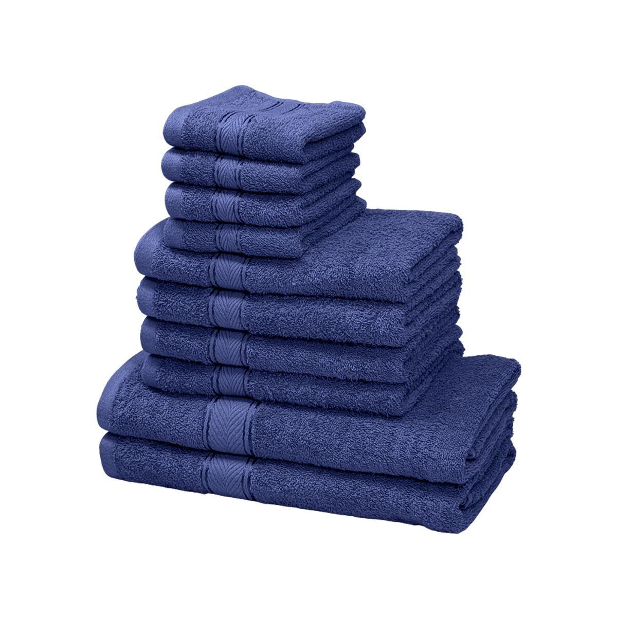 BETTWARENSHOP Handtuch Set Miko Superflausch, Frottee (Set, 10-St), Walkfrottee, 100% Baumwolle, Duschtücher, Полотенца, Gästetücher