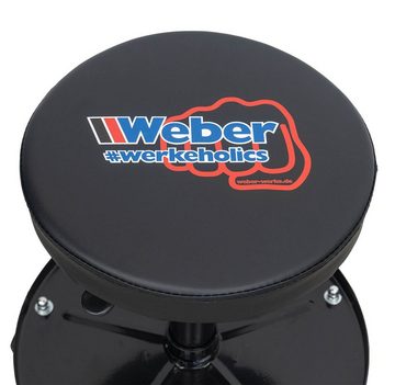 Weber GmbH Arbeitshocker Weber höhenverstellbarer Werkstatthocker