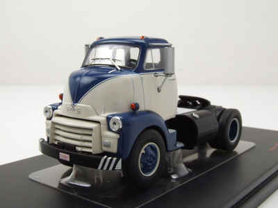 ixo Models Modellauto GMC 950 COE Zugmaschine 1954 weiß blau Modellauto 1:43 ixo models, Maßstab 1:43