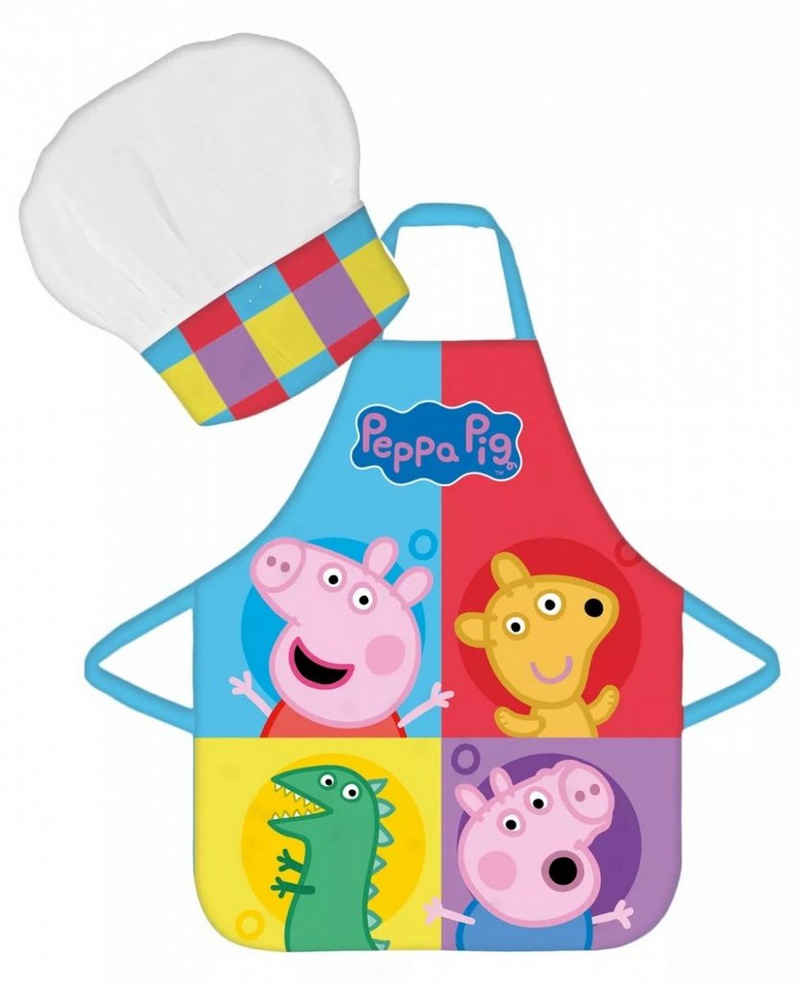 Peppa Pig Kochschürze Wutz Kinder Rainbow Malschürze Kindergarten Backset