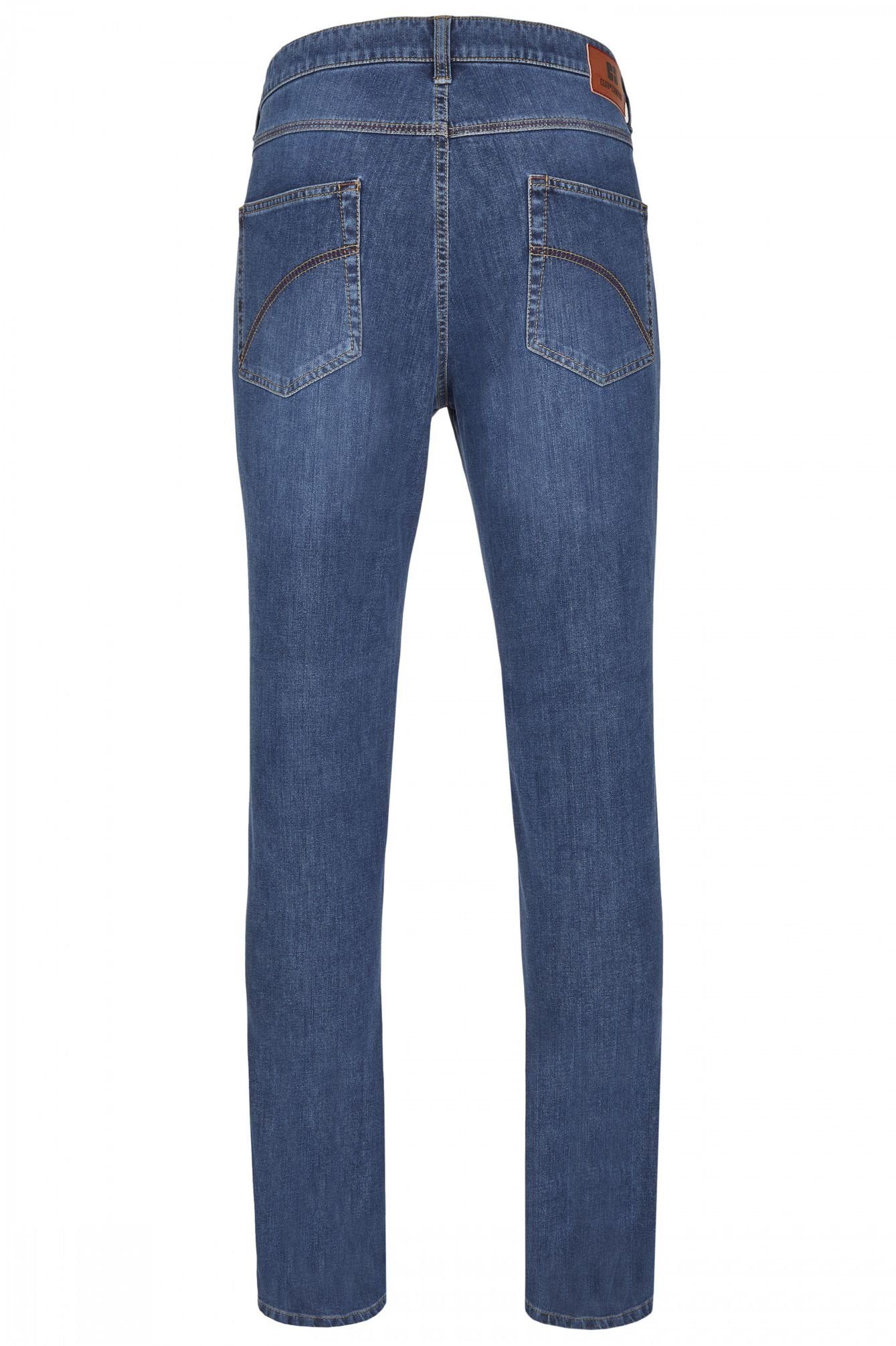 Club of Comfort 5-Pocket-Jeans mittelblau Henry-X (943)