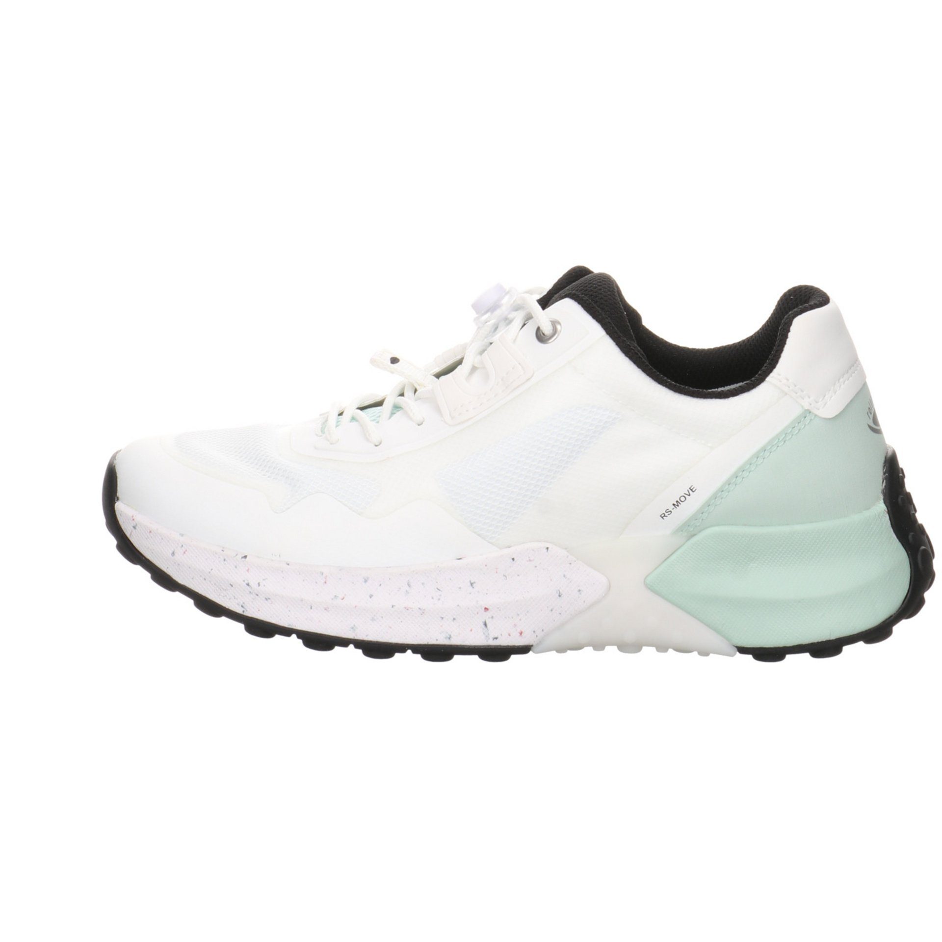 Gabor Damen Slipper Schuhe Rollingsoft Slip-On weiss/mint Synthetikkombination Sneaker Sneaker