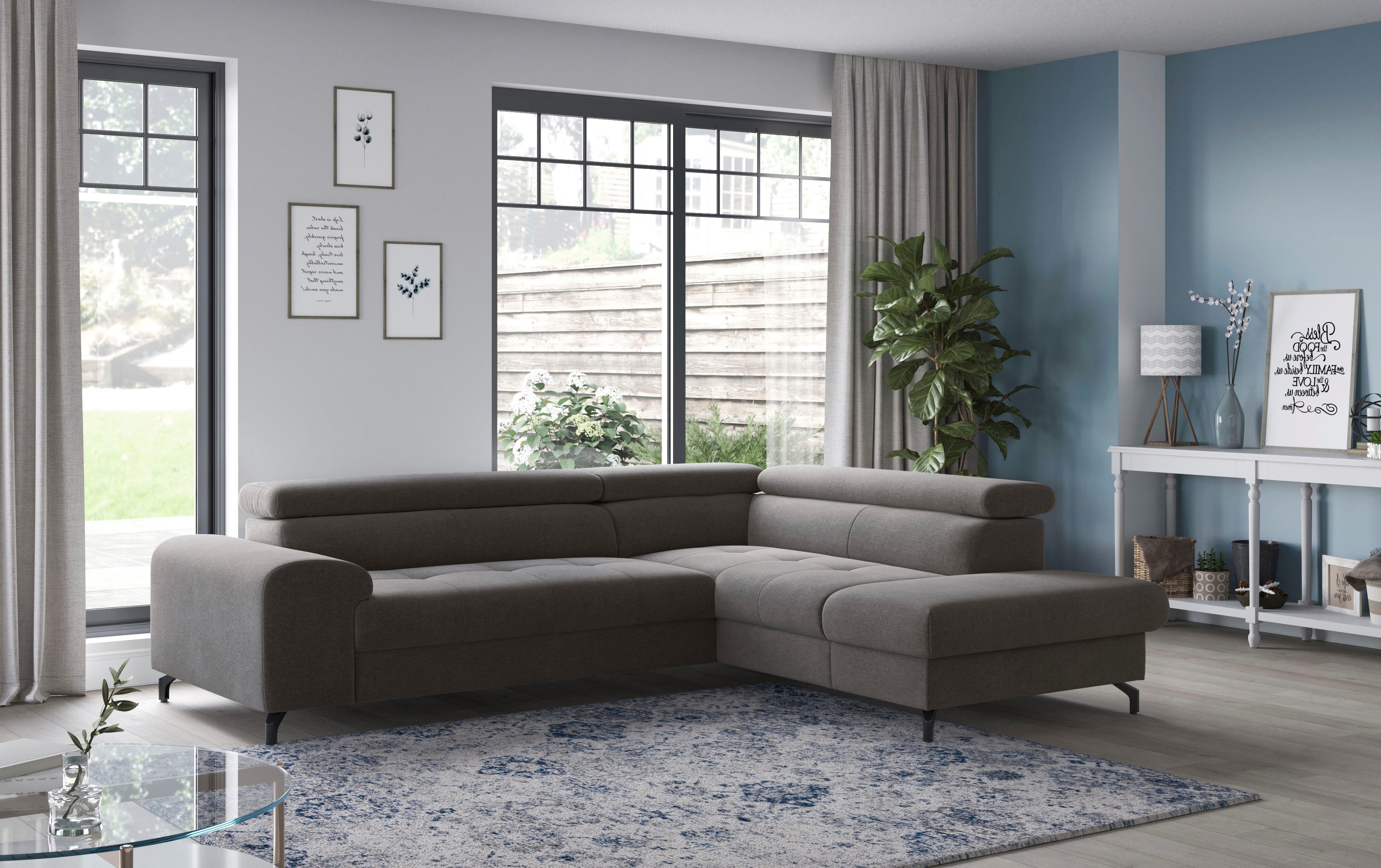 COTTA Ecksofa Aura L-Form, mit Schlaffunktion, günstig online kaufen
